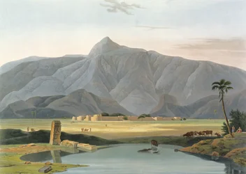 Chevalpettore, levy V osasta 6 "Oriental Scenery", pub. 1804 (akvatinta)